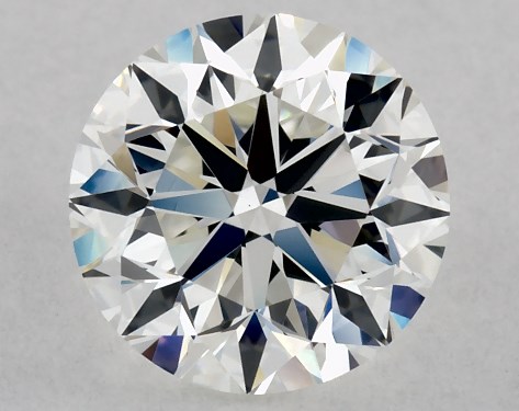 GIA 1.00 Carat H-VVS2 Very Good Cut Round Diamond