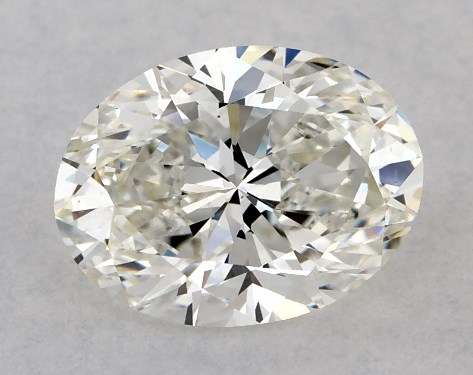 GIA 1.00 Carat H-VS2 Very Good Cut Oval Diamond