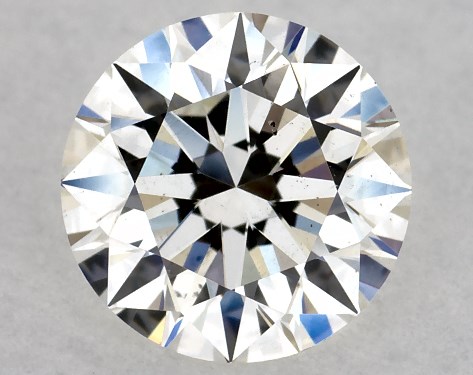 GIA 0.80 Carat H-SI1 Excellent Cut Round Diamond