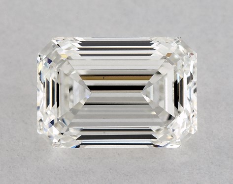 GIA 1.01 Carat H-VS1 Very Good Cut Emerald Diamond