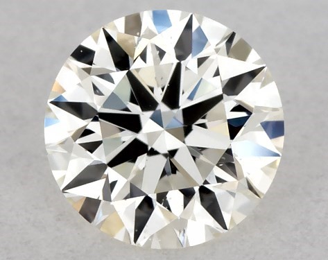 GIA 0.34 Carat J-SI1 Excellent Cut Round Diamond
