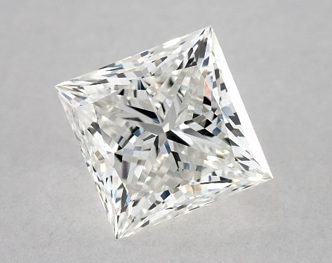 GIA 1.00 Carat H-VVS2 Very Good Cut Princess Diamond
