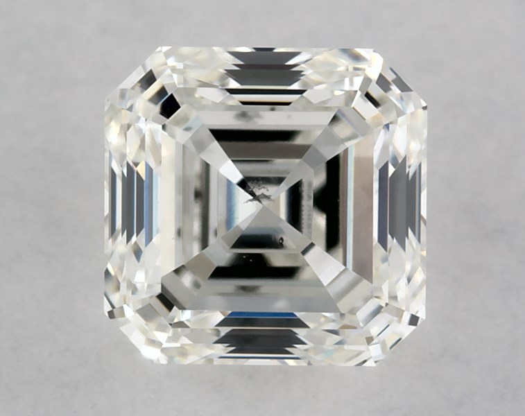 0.61 carat asscher diamond, I SI1
