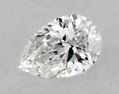 GIA 0.50 Carat E-VS1 Ideal Cut Pear Diamond