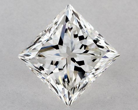 GIA 1.01 Carat H-VVS2 Ideal Cut Princess Diamond