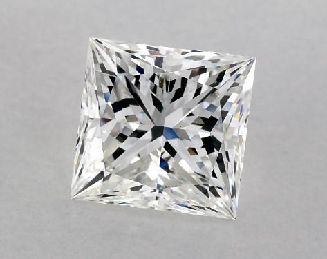 GIA 4.01 Carat F-VS2 Ideal Cut Princess Diamond