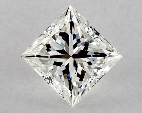 GIA 1.05 Carat H-VS2 Ideal Cut Princess Diamond