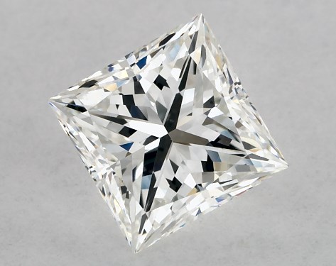GIA 1.01 Carat H-VS1 Very Good Cut Princess Diamond