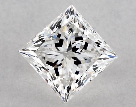 GIA 1.02 Carat F-VS2 Ideal Cut Princess Diamond