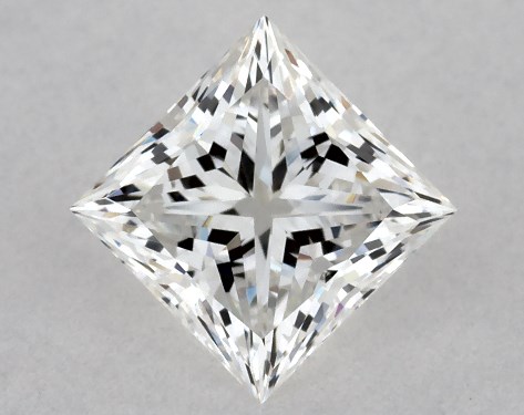 GIA 1.01 Carat H-VS2 Ideal Cut Princess Diamond