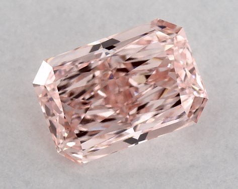 IGI 0.48 Carat Fancy Vivid Pink-VS1 Radiant Cut Lab-Grown Diamond