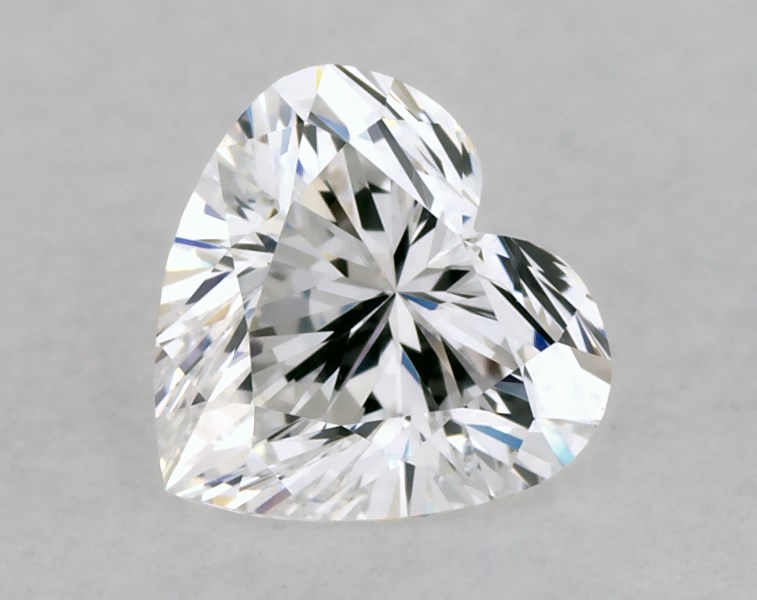 0.62 carat heart diamond, D VVS2