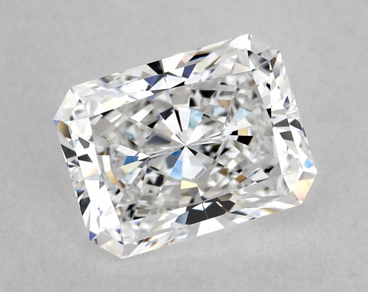 GIA 2.02 Carat D-VS1 Ideal Cut Radiant Natural Diamond