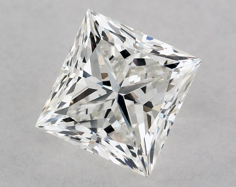 GIA 1.00 Carat H-VS2 Very Good Cut Princess Diamond