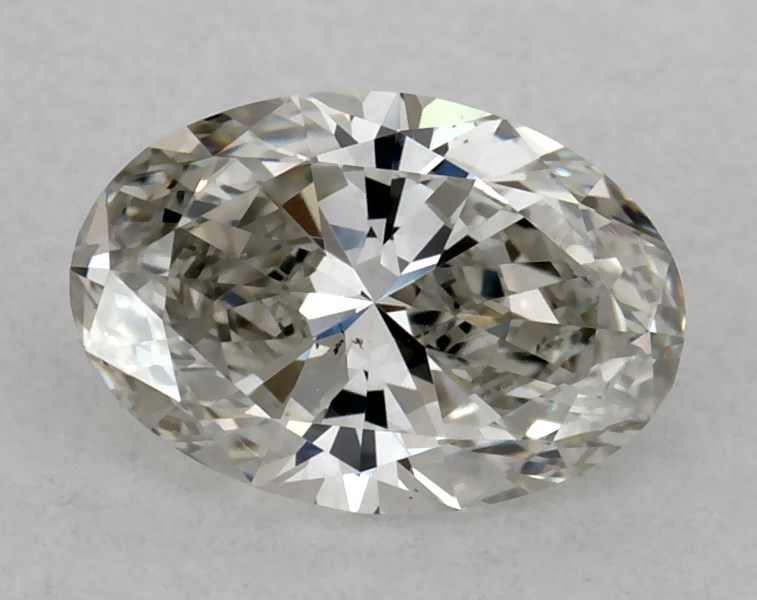 0.6 carat oval diamond, I SI1