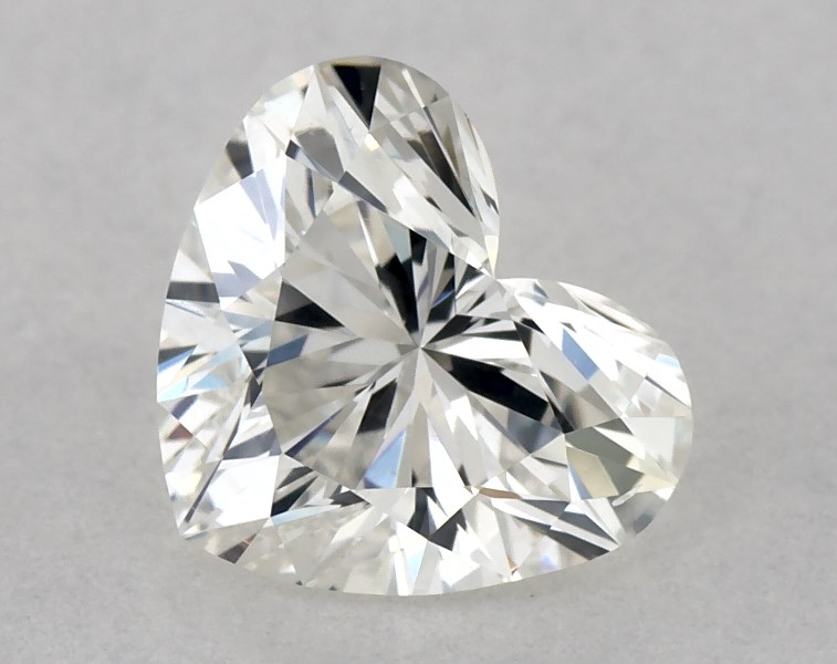 0.64 carat heart diamond, H SI1