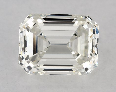 GIA 1.00 Carat H-VS1 Good Cut Emerald Diamond