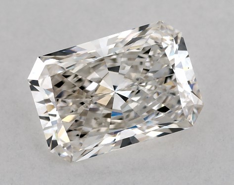 GIA 1.01 Carat H-VS2 Ideal Cut Radiant Diamond