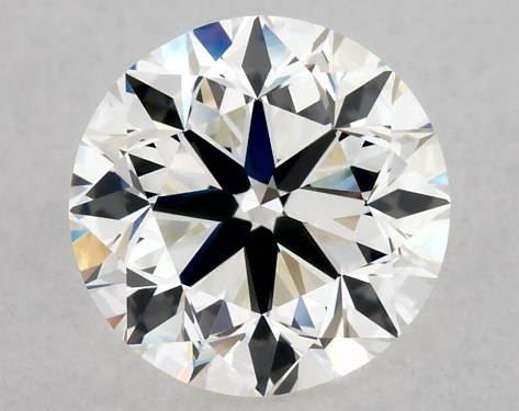 GIA 1.00 Carat H-VS1 Very Good Cut Round Diamond