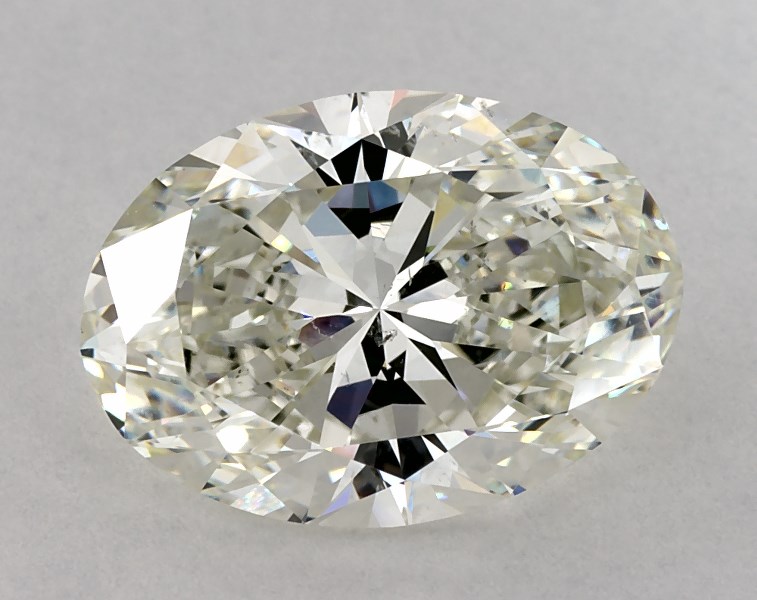 3 carat oval diamond, I SI1