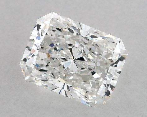 GIA 1.00 Carat H-VVS1 Ideal Cut Radiant Diamond