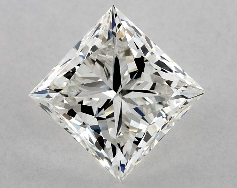 GIA 1.50 Carat H-VS2 Ideal Cut Princess Diamond