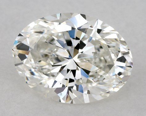 GIA 1.02 Carat H-VS2 Very Good Cut Oval Natural Diamond
