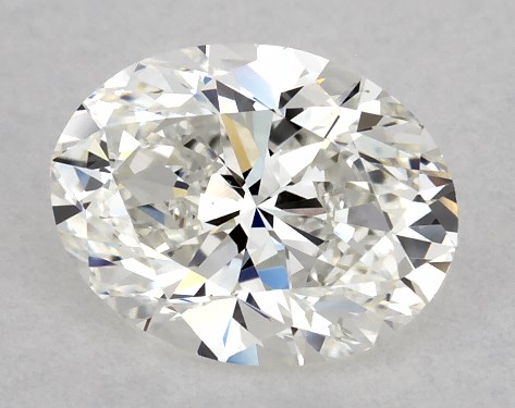 GIA 1.00 Carat H-VS2 Good Cut Oval Diamond