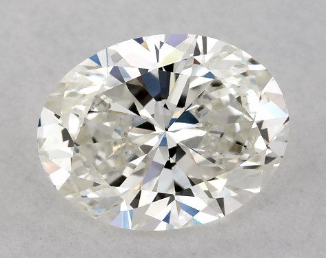 GIA 1.00 Carat H-VS2 Very Good Cut Oval Diamond
