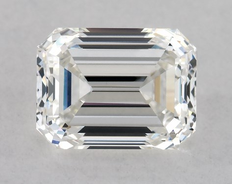 GIA 1.01 Carat H-VS1 Very Good Cut Emerald Diamond