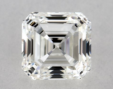 GIA 0.79 Carat H-VS1 Very Good Cut Asscher Natural Diamond