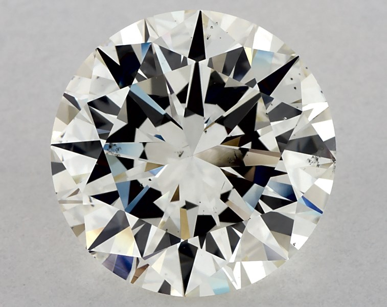 4.01 carat round diamond, I SI1