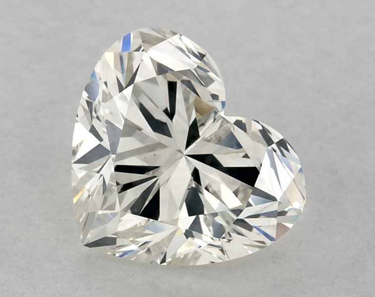 1.51 carat heart diamond, H SI1