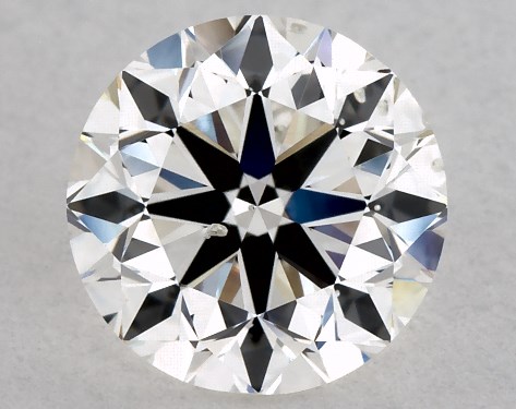 GIA 1.00 Carat H-SI2 Very Good Cut Round Diamond