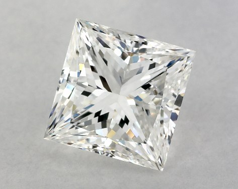 GIA 3.44 Carat G-VVS2 Very Good Cut Princess Diamond