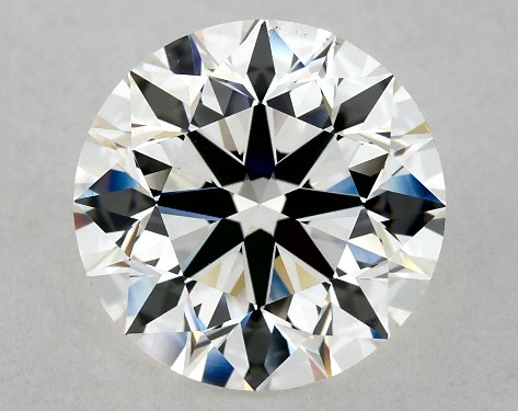 GIA 3.00 Carat H-VS1 Excellent Cut Round Diamond