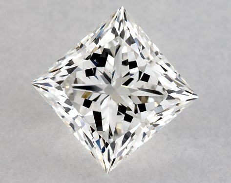 GIA 0.51 Carat G-VS2 Ideal Cut Princess Diamond