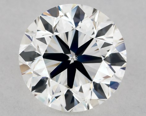 GIA 1.00 Carat H-VS2 Very Good Cut Round Diamond
