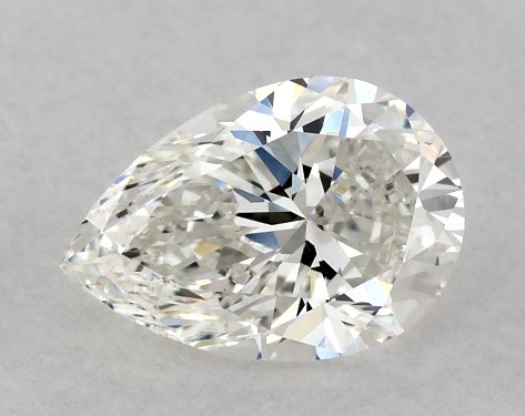 GIA 1.00 Carat G-VS2 Very Good Cut Pear Diamond