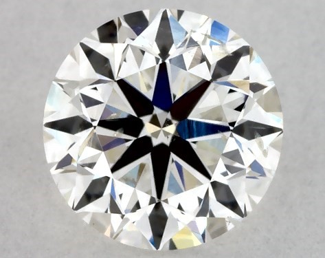 GIA 1.00 Carat H-SI2 Very Good Cut Round Diamond