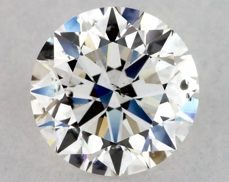 GIA 1.02 Carat H-SI2 Excellent Cut Round Diamond