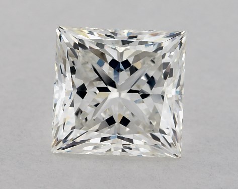 GIA 2.03 Carat H-VS1 Ideal Cut Princess Diamond