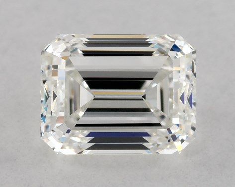 GIA 1.00 Carat H-VVS2 Very Good Cut Emerald Diamond
