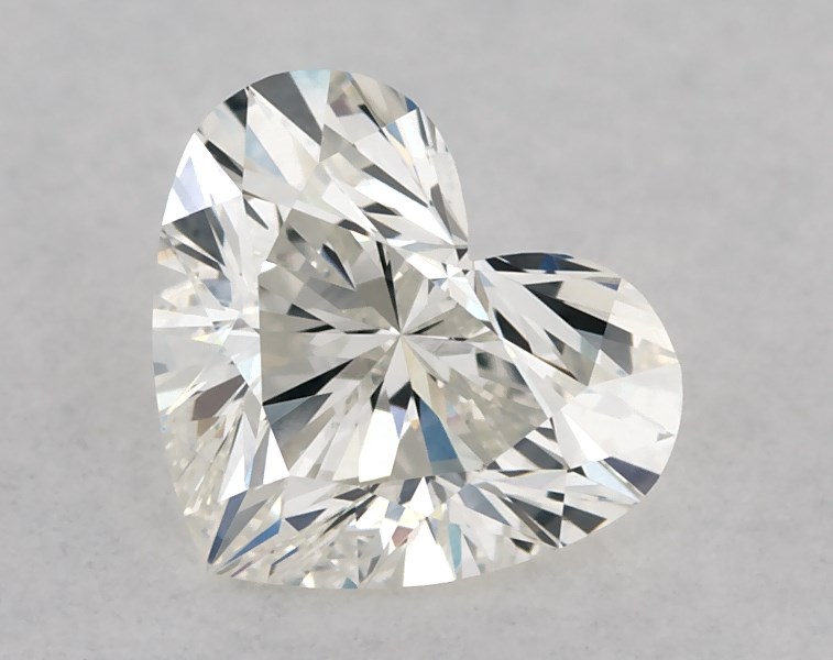 0.58 carat heart diamond, I SI1