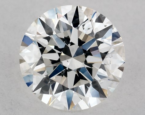 GIA 0.83 Carat H-SI1 Excellent Cut Round Diamond