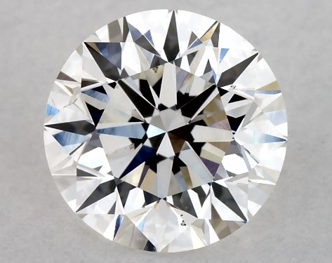 GIA 0.80 Carat H-SI1 Excellent Cut Round Diamond