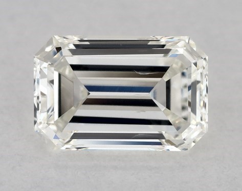 GIA 0.39 Carat I-SI2 Good Cut Emerald Diamond