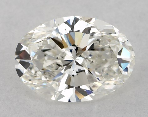 GIA 1.00 Carat H-VS2 Very Good Cut Oval Diamond