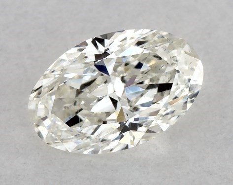 GIA 0.30 Carat J-SI1 Ideal Cut Oval Natural Diamond