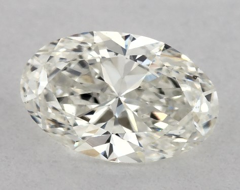 GIA 0.33 Carat J-SI1 Very Good Cut Oval Natural Diamond